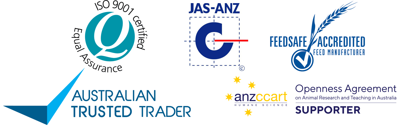 ISO, FeedSafe & ATT logos